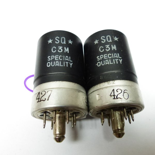 matched Pair SQ C3M Special Philips Miniwatt Post Tube Ultra Rare