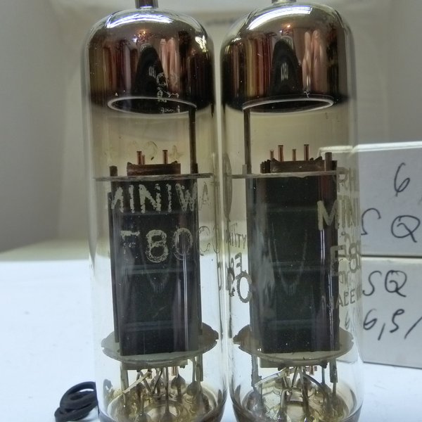 E80CC Philips Miniwatt pair  ∆  NOS  Röhre Tube Valvola 04