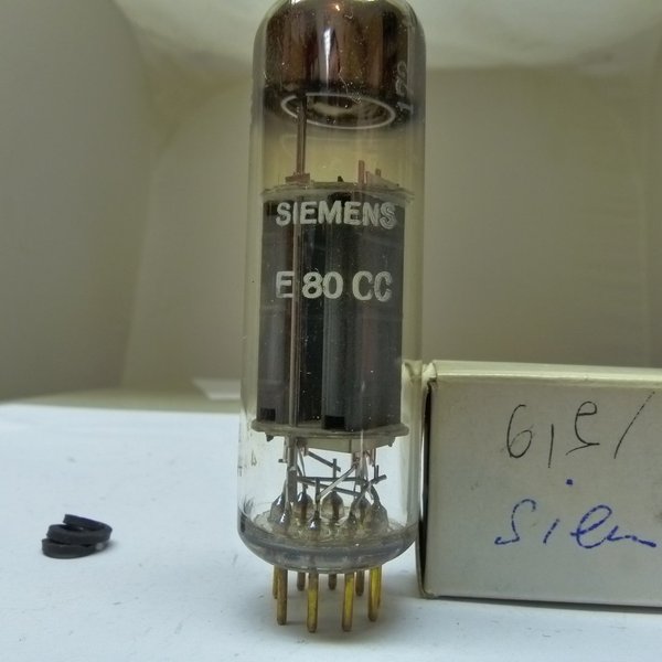 1x E80CC Siemens code VB8 ∆1A4 Code NOS Testet Röhre Tube 07